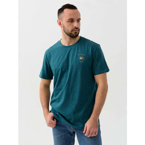 мужская футболка с коротким рукавом оптима трикотаж, зеленая