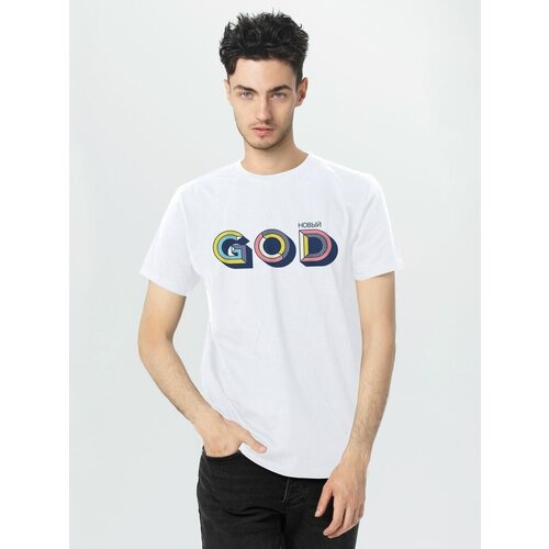 мужская футболка coolcolor, белая