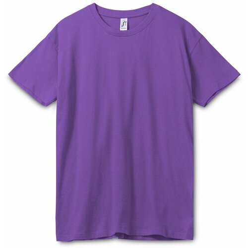футболка sol’s, фиолетовая