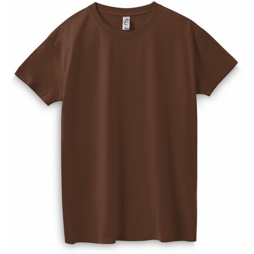 футболка sol’s, коричневая