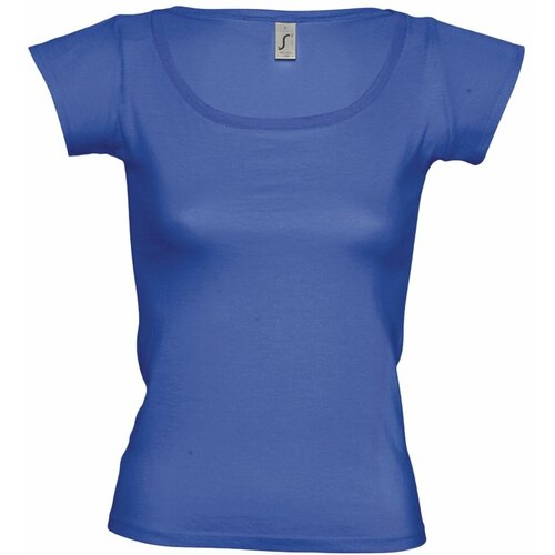 женская футболка sol’s, синяя