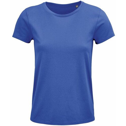 женская футболка sol’s, синяя