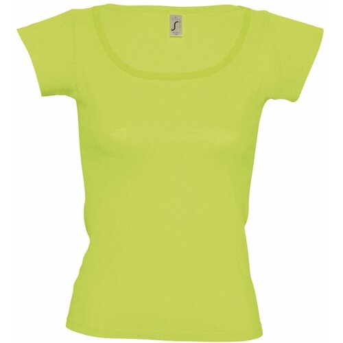женская футболка sol’s, зеленая