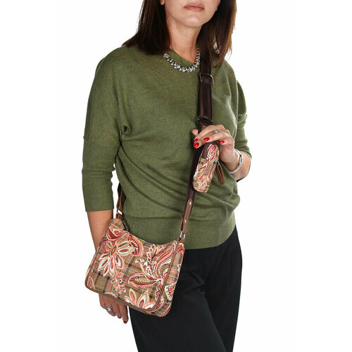 женская сумка через плечо без бренда, разноцветная