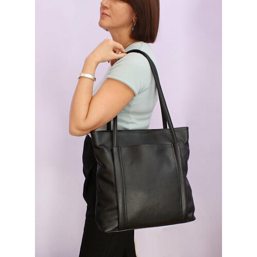 женская сумка через плечо без бренда, черная