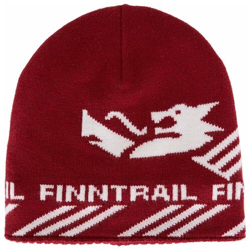 мужская вязаные шапка finntrail, красная