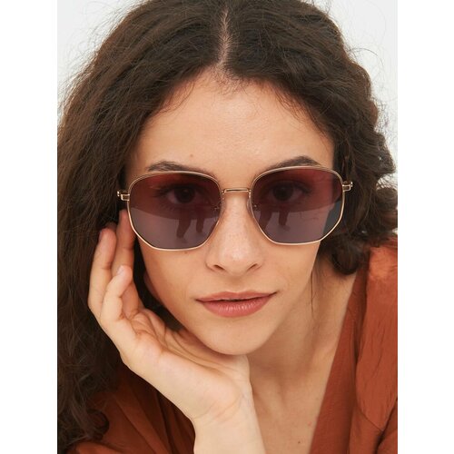 женские солнцезащитные очки amor, золотые