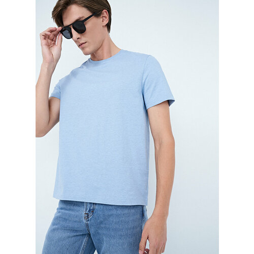 мужская футболка с коротким рукавом o’stin, голубая