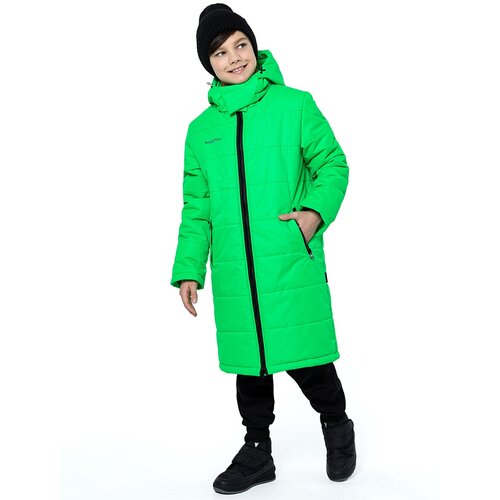 сноубордические куртка nikastyle для мальчика, зеленая