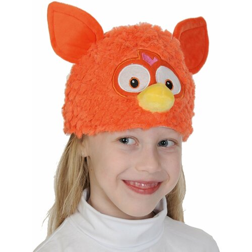 шапка карнавалофф для девочки, оранжевая