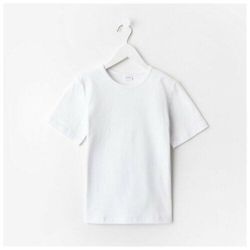 спортивные футболка minaku для девочки, белая
