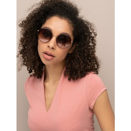 женские солнцезащитные очки alese, золотые