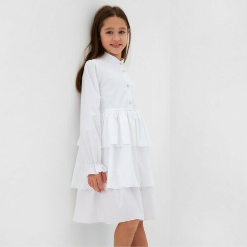 платье minaku для девочки, белое