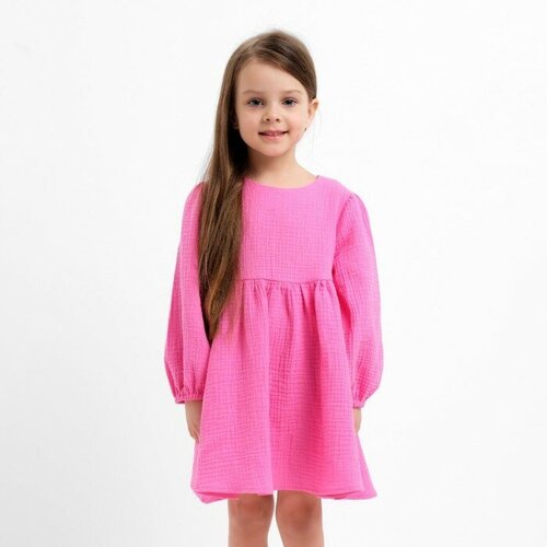 платье макси kaftan для девочки, розовое