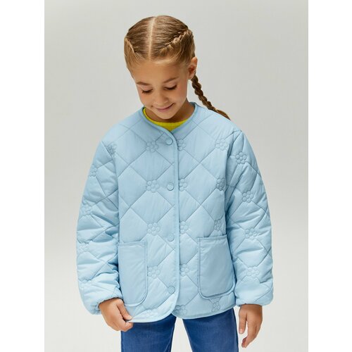 куртка acoola для девочки, голубая