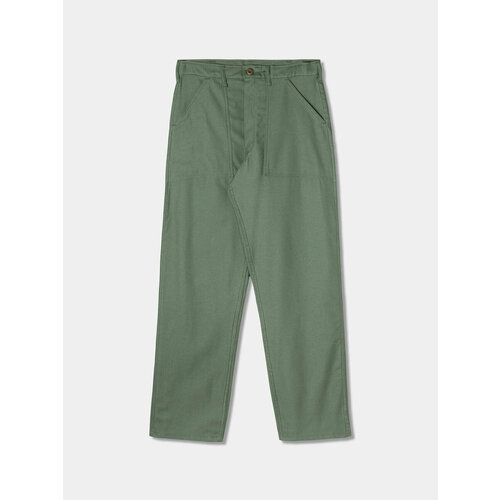 мужские брюки с высокой посадкой stan ray, зеленые