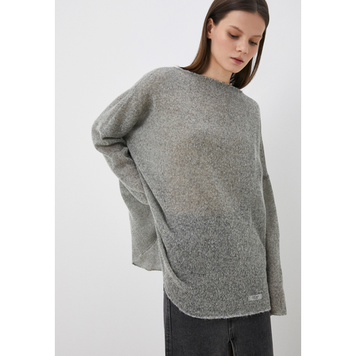 женский шерстяные свитер leaf clothes, серый