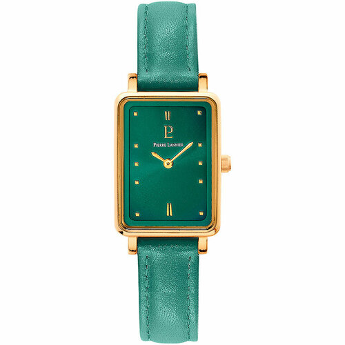 женские часы pierre lannier, зеленые