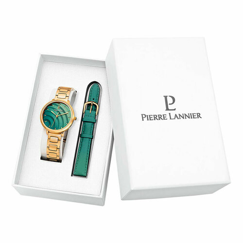 женские часы pierre lannier, зеленые