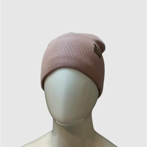 женская шапка-бини мегашапка, розовая