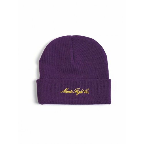 женская шапка-бини manto, фиолетовая