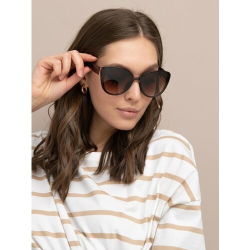 женские солнцезащитные очки chansler, коричневые