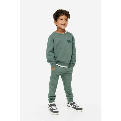 брюки джоггеры h&m для мальчика, зеленые