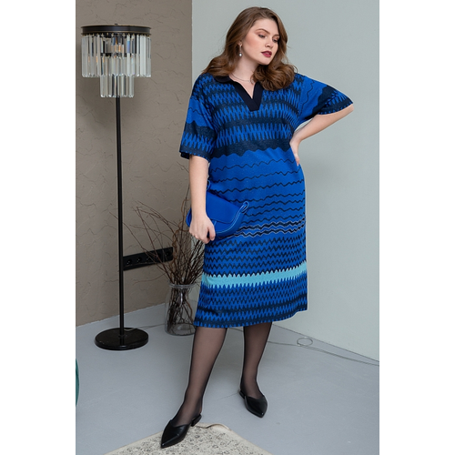 женское вязаные платье ritini, синее