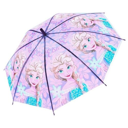 зонт disney для девочки, фиолетовый