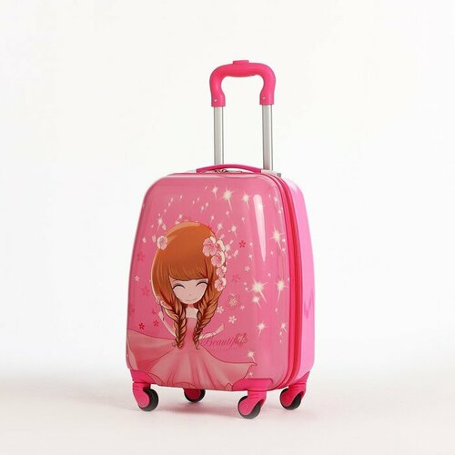 женский чемодан нет бренда, розовый