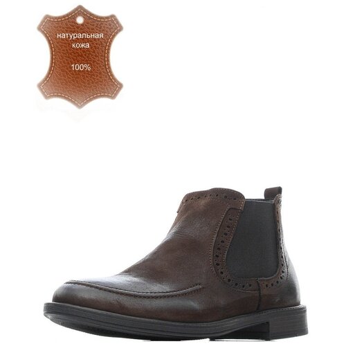 мужские ботинки-челси bul’var, коричневые