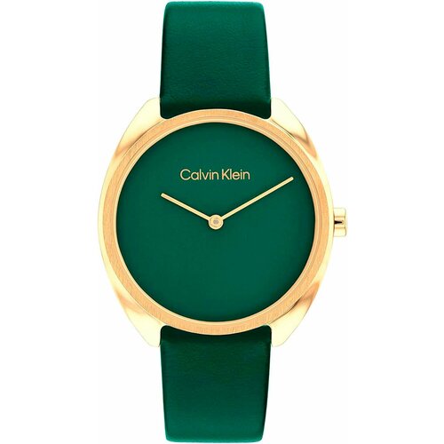 женские часы calvin klein, зеленые
