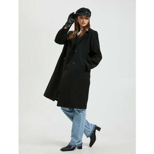женское пальто koton, черное