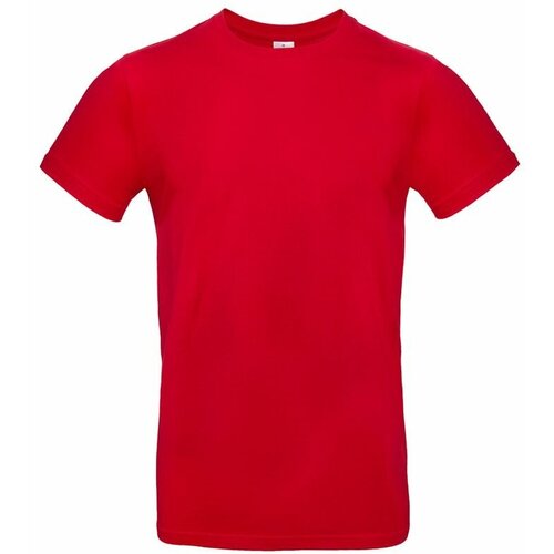 мужская футболка b&c collection, красная