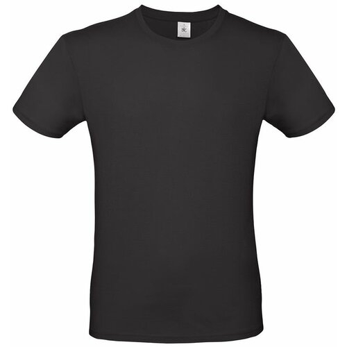 мужская футболка b&c collection, черная