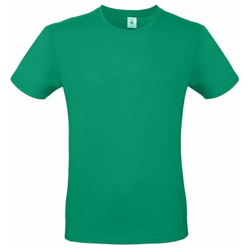 мужская футболка b&c collection, зеленая