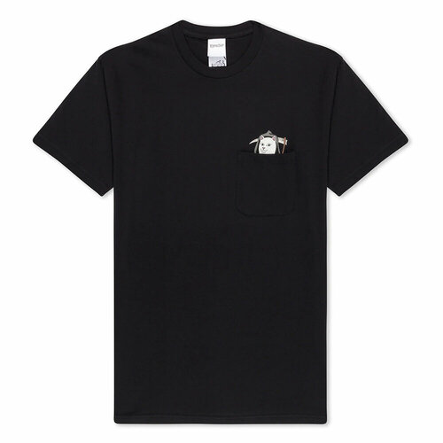 футболка с круглым вырезом ripndip, черная