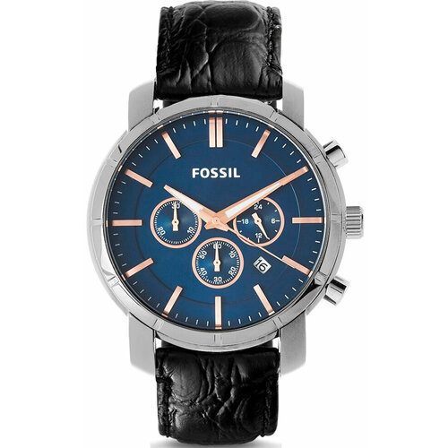 мужские часы fossil, синие