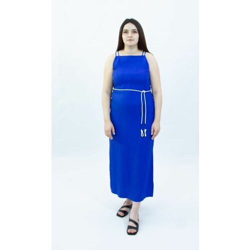 женский сарафан для офиса 365 clothes, синий