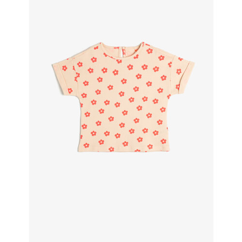 футболка koton для девочки, розовая