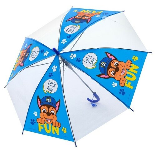 зонт paw patrol для мальчика, голубой