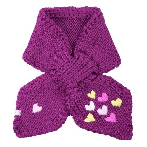 шерстяные шарф reima для девочки, розовый