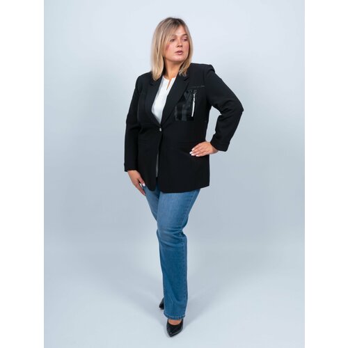 женский классические пиджак 365 clothes, черный