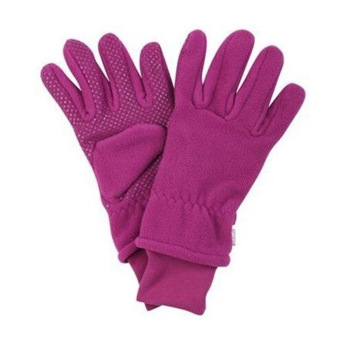 кожаные перчатки reima для девочки, розовые