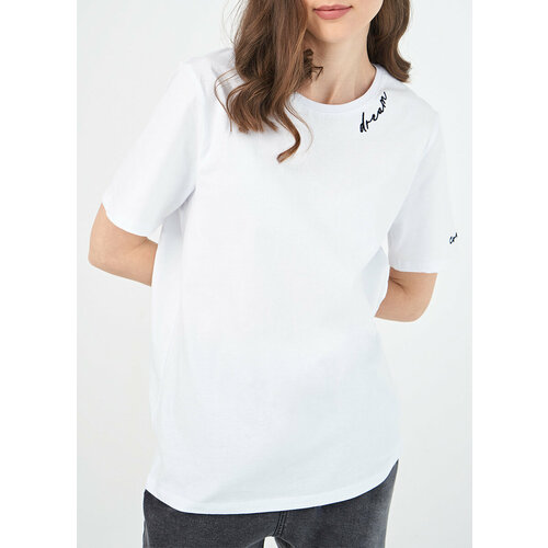 женская футболка с коротким рукавом funday, белая
