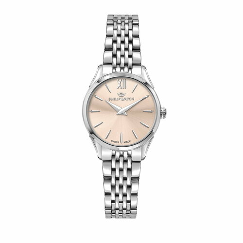 женские часы philip watch, серебряные
