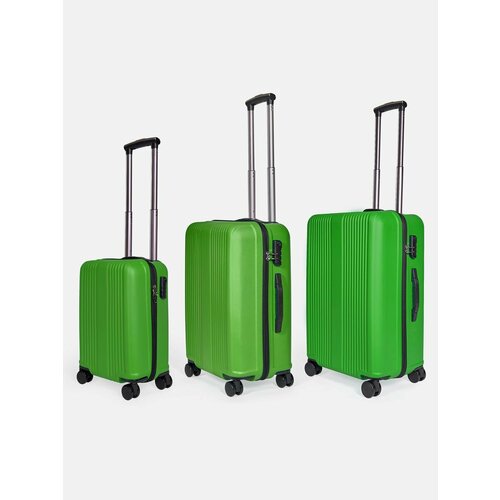 чемодан lacase, зеленый