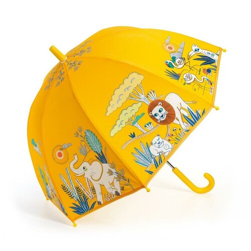 зонт djeco для девочки, желтый