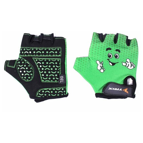 женские перчатки trix, зеленые