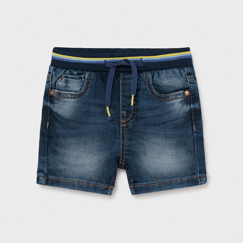 джинсовые шорты mayoral для мальчика, синие